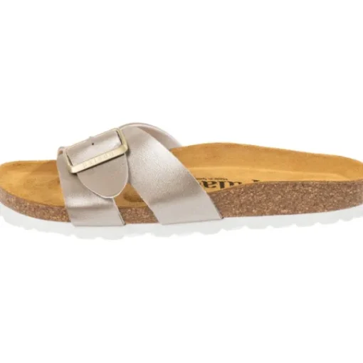 Damen Palado Pantoletten & Badeschuhe<Tinos, Pantoletten, Damen, Sand Metallic
