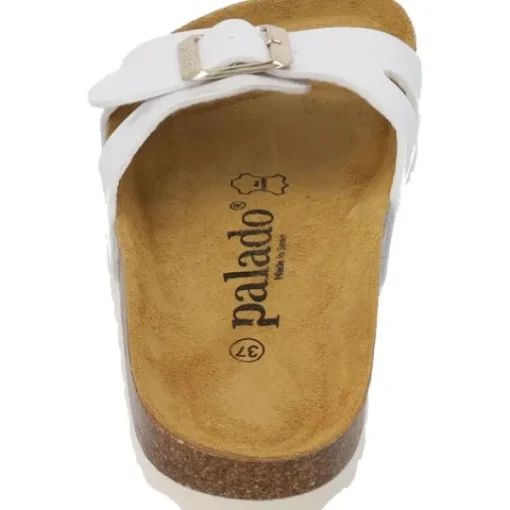 Damen Palado Pantoletten & Badeschuhe<Tinos, Pantoletten, Damen, Weiß Lack