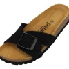 Damen Palado Pantoletten & Badeschuhe<Tinos Premium Leather, Pantoletten, Damen, Schwarz