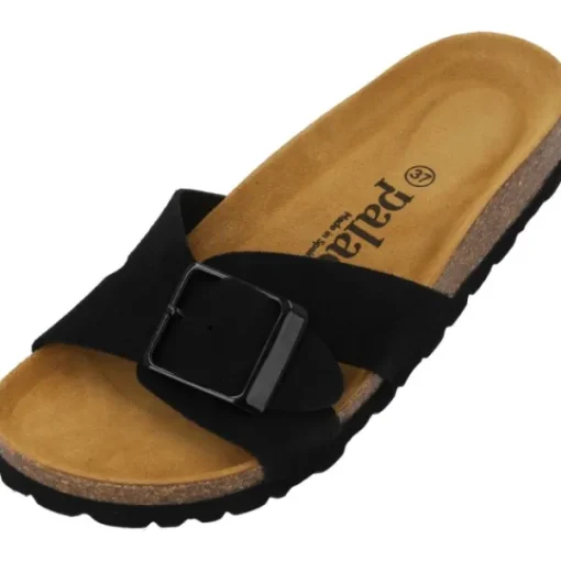 Damen Palado Pantoletten & Badeschuhe<Tinos Premium Leather, Pantoletten, Damen, Schwarz
