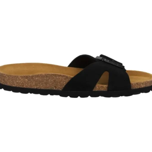 Damen Palado Pantoletten & Badeschuhe<Tinos Premium Leather, Pantoletten, Damen, Schwarz