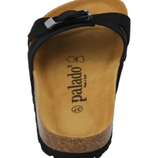 Damen Palado Pantoletten & Badeschuhe<Tinos Premium Leather, Pantoletten, Damen, Schwarz