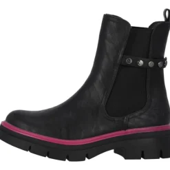 Damen Palado by Sila Sahin Boots<Palado Trinda by Sila Sahin, Chelsea Boots, Damen, Schwarz/Pink