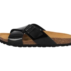 Damen Palado Pantoletten & Badeschuhe<Vanelis, Pantoletten, Damen, Schwarz Lack