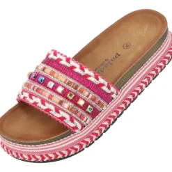 Damen Palado by Sila Sahin Pantoletten & Badeschuhe<Palado Vaphine by Sila Sahin, Plateau-Pantoletten, Damen, Pink