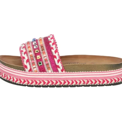 Damen Palado by Sila Sahin Pantoletten & Badeschuhe<Palado Vaphine by Sila Sahin, Plateau-Pantoletten, Damen, Pink