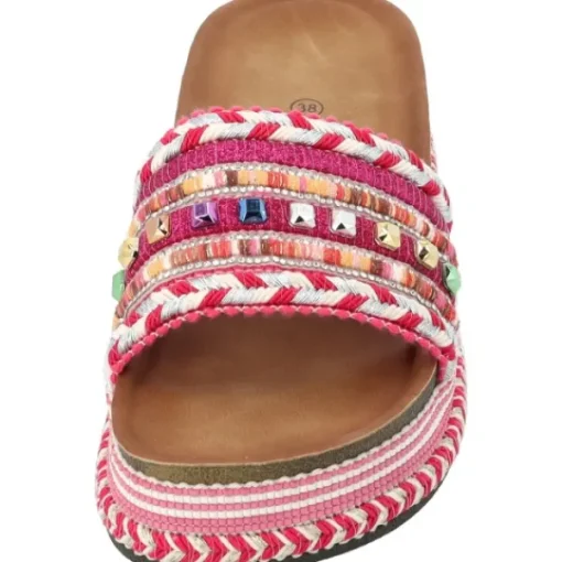 Damen Palado by Sila Sahin Pantoletten & Badeschuhe<Palado Vaphine by Sila Sahin, Plateau-Pantoletten, Damen, Pink