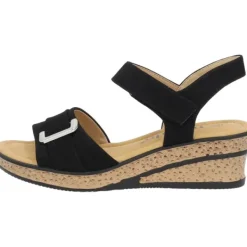 Damen Palado Sandaletten<Vemlu, Keilsandaletten, Damen, Schwarz