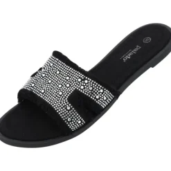 Damen Palado by Sila Sahin Pantoletten & Badeschuhe<Palado Yinra by Sila Sahin, Pantoletten, Damen, Schwarz