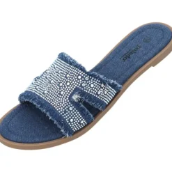 Damen Palado by Sila Sahin Pantoletten & Badeschuhe<Palado Yinra by Sila Sahin, Pantoletten, Damen, Blau