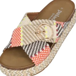 Damen Palado by Sila Sahin Pantoletten & Badeschuhe<Palado Zurlo by Sila Sahin, Plateau-Pantoletten, Damen, Beige