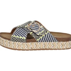 Damen Palado by Sila Sahin Pantoletten & Badeschuhe<Palado Zurlo by Sila Sahin, Plateau-Pantoletten, Damen, Blau