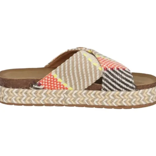 Damen Palado by Sila Sahin Pantoletten & Badeschuhe<Palado Zurlo by Sila Sahin, Plateau-Pantoletten, Damen, Beige