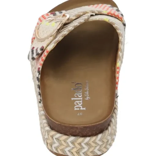Damen Palado by Sila Sahin Pantoletten & Badeschuhe<Palado Zurlo by Sila Sahin, Plateau-Pantoletten, Damen, Beige