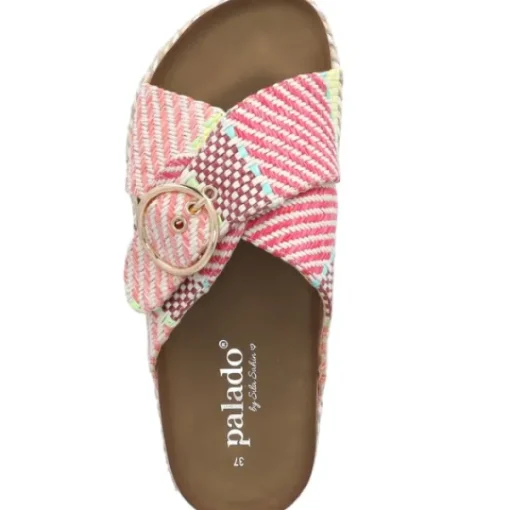Damen Palado by Sila Sahin Pantoletten & Badeschuhe<Palado Zurlo by Sila Sahin, Plateau-Pantoletten, Damen, Rosa