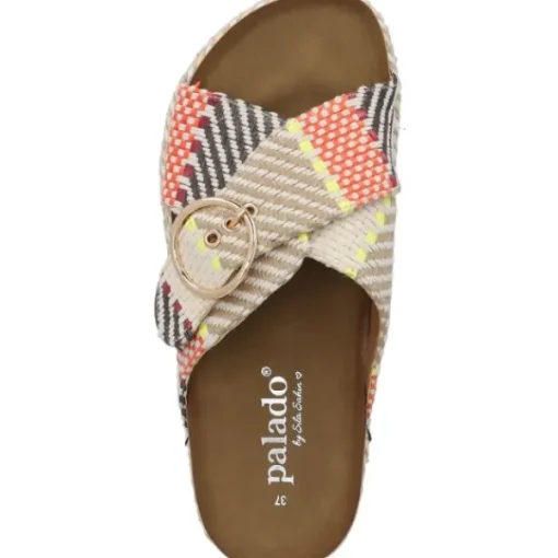 Damen Palado by Sila Sahin Pantoletten & Badeschuhe<Palado Zurlo by Sila Sahin, Plateau-Pantoletten, Damen, Beige