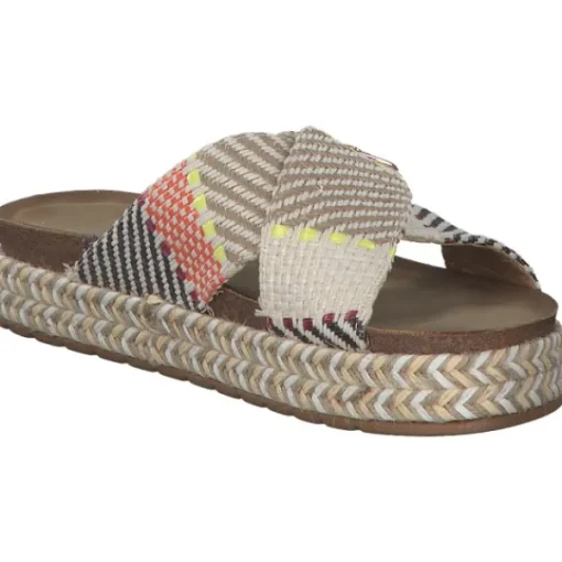 Damen Palado by Sila Sahin Pantoletten & Badeschuhe<Palado Zurlo by Sila Sahin, Plateau-Pantoletten, Damen, Beige