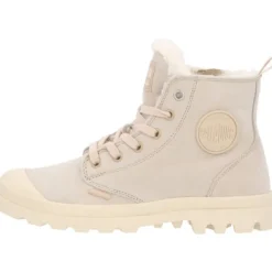 Damen Palladium Stiefel<95982, Schnürstiefeletten, Damen, Beige/Sand