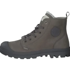 Damen Palladium Stiefel<95982, Schnürstiefeletten, Damen, Cloudburst/Chrclgry
