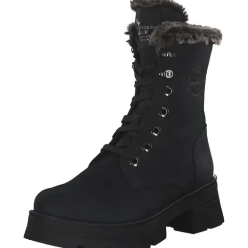 Damen Panama Jack Stiefel<Clare B, Schnürstiefel, Damen, Schwarz (Negro/Black)