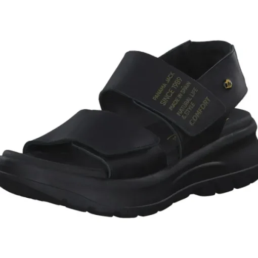 Damen Panama Jack Sandaletten<Noah B, Keilsandaletten, Damen, Schwarz