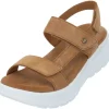 Damen Panama Jack Sandaletten<Noor B, Keilsandaletten, Damen, cuero/bark