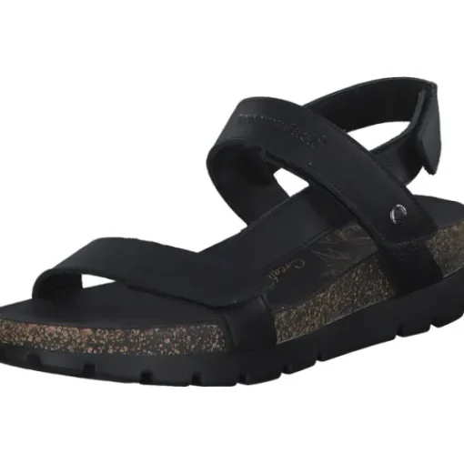 Damen Panama Jack Sandaletten<Selma B, Keilsandaletten, Damen, Schwarz