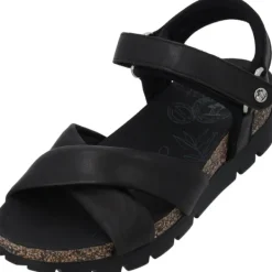 Damen Panama Jack Sandaletten<Serena B, Keilsandaletten, Damen, Schwarz (Negro/Black)