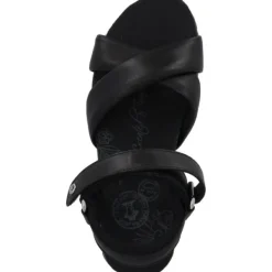 Damen Panama Jack Sandaletten<Serena B, Keilsandaletten, Damen, Schwarz (Negro/Black)
