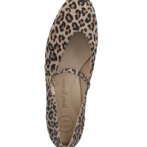 Damen Paul Green Ballerinas<1111, Ballerinas, Damen, leopardino desert