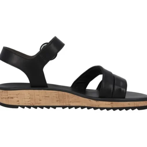 Damen Paul Green Sandaletten<6112, Keilsandaletten, Damen, Schwarz