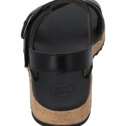 Damen Paul Green Sandaletten<6112, Keilsandaletten, Damen, Schwarz