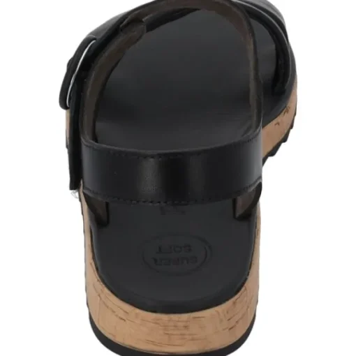Damen Paul Green Sandaletten<6112, Keilsandaletten, Damen, Schwarz