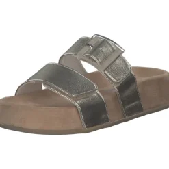 Damen Paul Green Pantoletten & Badeschuhe<6157, Plateau-Pantoletten, Damen, Platino