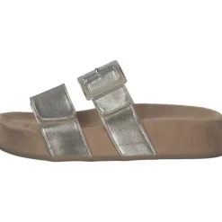 Damen Paul Green Pantoletten & Badeschuhe<6157, Plateau-Pantoletten, Damen, Platino