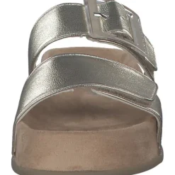 Damen Paul Green Pantoletten & Badeschuhe<6157, Plateau-Pantoletten, Damen, Platino