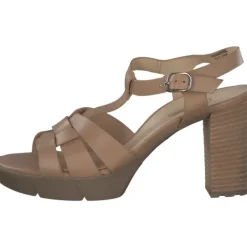 Damen Paul Green Sandaletten<7907, Plateau-Sandaletten, Damen, desert
