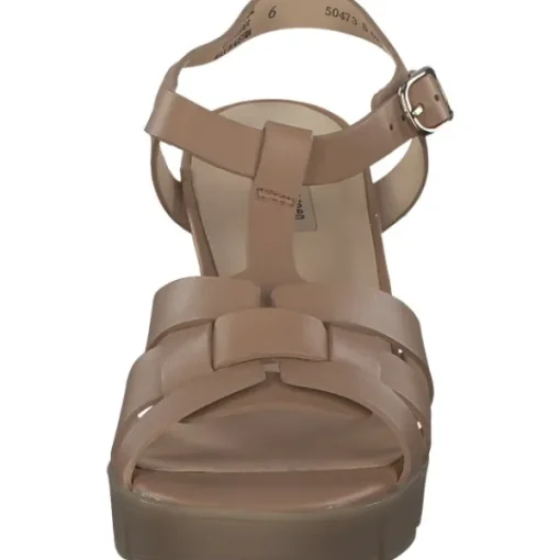 Damen Paul Green Sandaletten<7907, Plateau-Sandaletten, Damen, desert