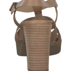 Damen Paul Green Sandaletten<7907, Plateau-Sandaletten, Damen, desert