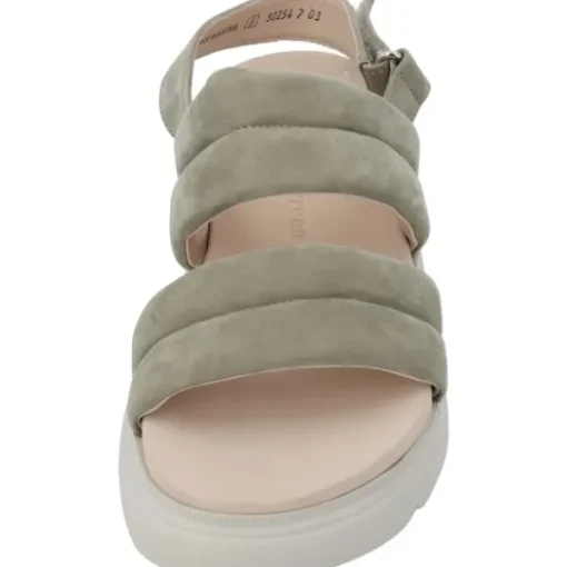 Damen Paul Green Sandalen<7953, Sandalen, Damen, Grün