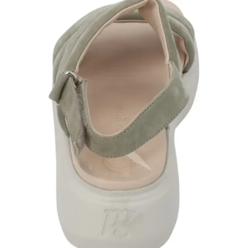 Damen Paul Green Sandalen<7953, Sandalen, Damen, Grün