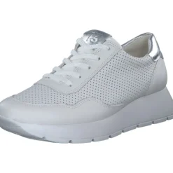 Damen Paul Green Klassische- & Business Schuhe<5440, Schnürschuhe, Damen, white/alu