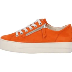Damen Paul Green Klassische- & Business Schuhe<5406, Schnürschuhe, Damen, papaya
