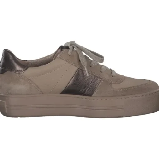 Damen Paul Green Klassische- & Business Schuhe<5230, Schnürschuhe, Damen, almond