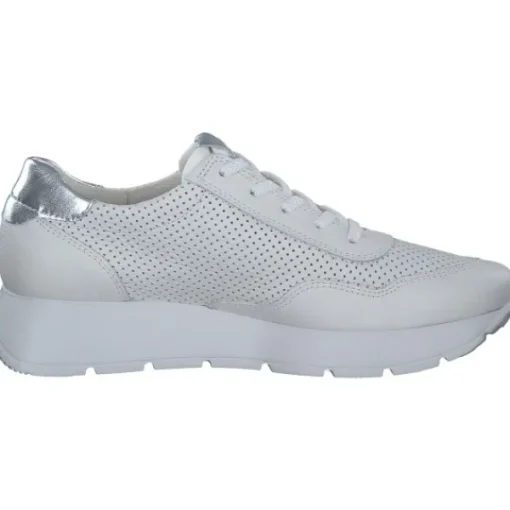 Damen Paul Green Klassische- & Business Schuhe<5440, Schnürschuhe, Damen, white/alu