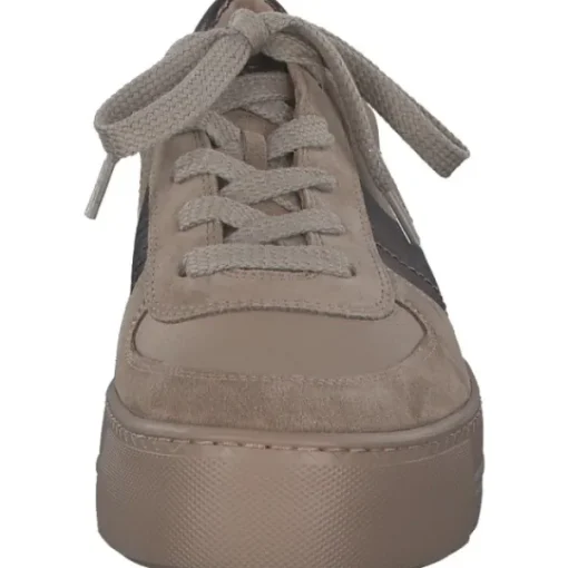 Damen Paul Green Klassische- & Business Schuhe<5230, Schnürschuhe, Damen, almond