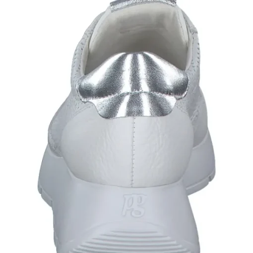 Damen Paul Green Klassische- & Business Schuhe<5440, Schnürschuhe, Damen, white/alu