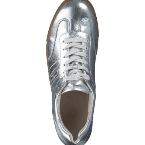 Damen Paul Green Klassische- & Business Schuhe<5350, Schnürschuhe, Damen, Silber
