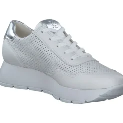 Damen Paul Green Klassische- & Business Schuhe<5440, Schnürschuhe, Damen, white/alu