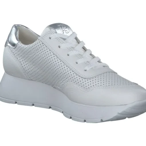 Damen Paul Green Klassische- & Business Schuhe<5440, Schnürschuhe, Damen, white/alu